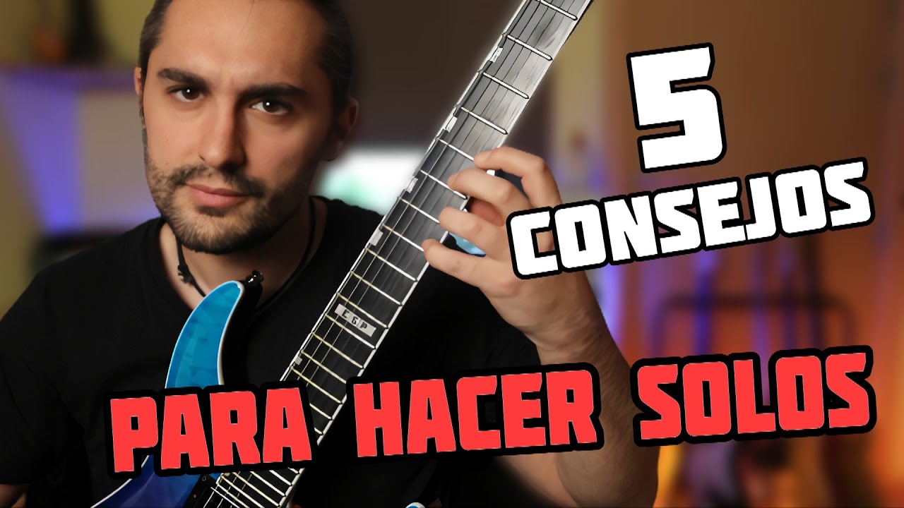 COMO CREAR SOLOS de Guitarra Eléctrica 🎸 (APRENDE estos 5 TRUCOS) - YouTube