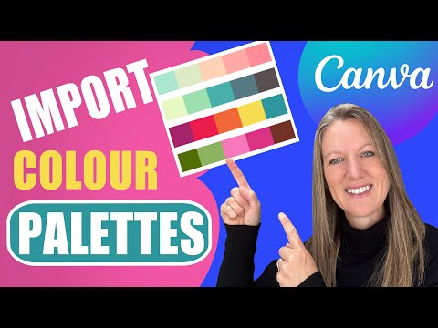 Import Colour Palettes Into Canva - From Images Or Palettes