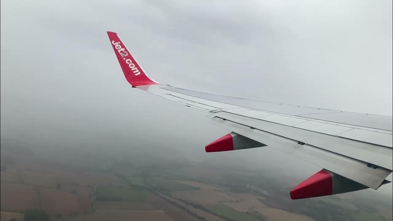 Onboard Jet2 Boeing 7378 (GGDFX) Take off from East Midlands 12/09