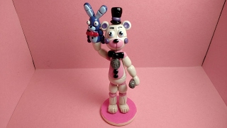 Five Night's at Freddys, funtime freddy, DIY, polymer clay scupture screenshot 1