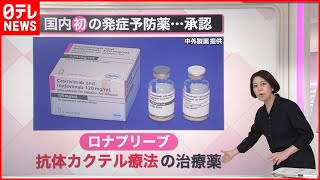 【解説】日本初承認  コロナ”発症予防薬”  海外では