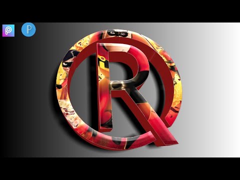 R Letter 3d Logo Design In Pixellab Logo Kaise Banaye How To Make Logo R Letter Youtube
