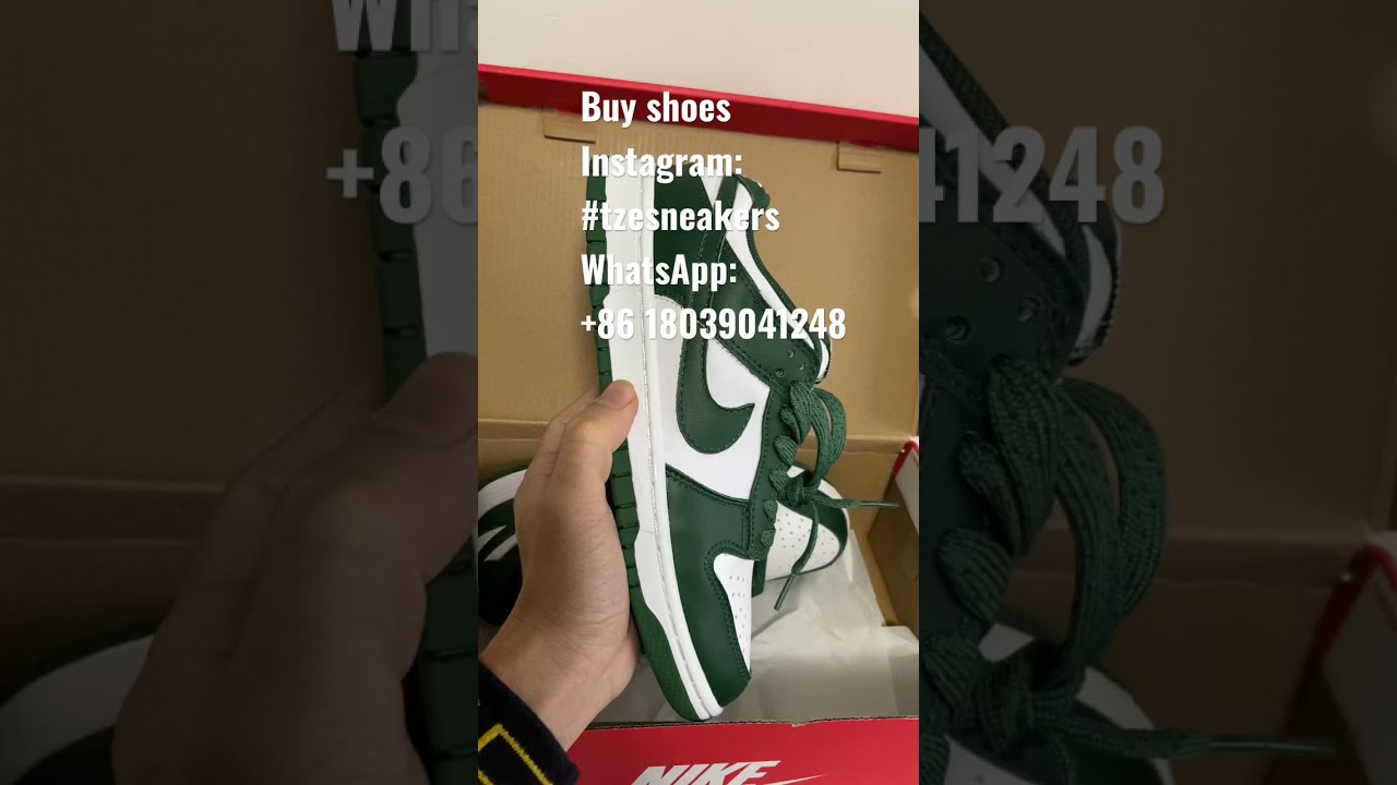 Nike dunk low team green SB sneakers,call On WA