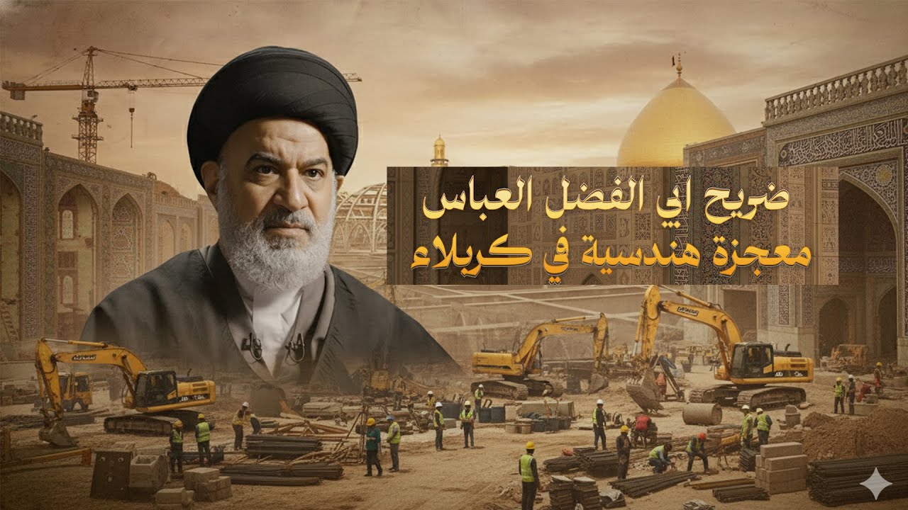 تفاصيل مشروع تسقيف صحن أبي الفضل العباس بوزن 600 طن دون أعمدة! تقرير عن أكبر توسعة للعتبة العباسية !