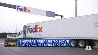 Shippers prepare to move both Pfizer and Moderna Covid-19 vaccines simultaneously