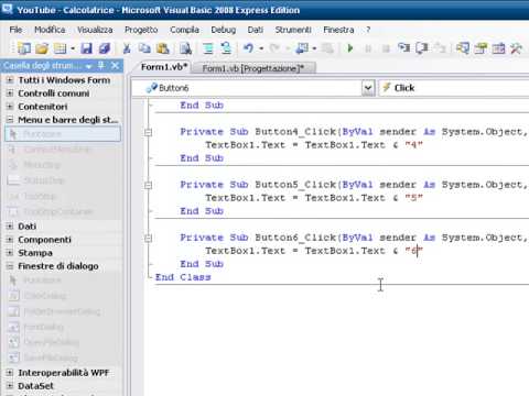 Tutorial - Calcolatrice in Visual Basic 2008