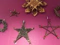 木の枝で『星』の飾り作り❤︎DIY/tutorial/twig stars/DIY/Christmas❤︎#315