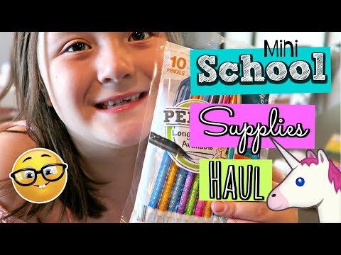 MINI BACK TO SCHOOL SUPPLIES HAUL! 📓✏️
