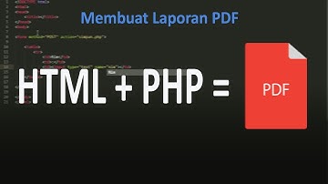 Membuat laporan pdf dengan php #php