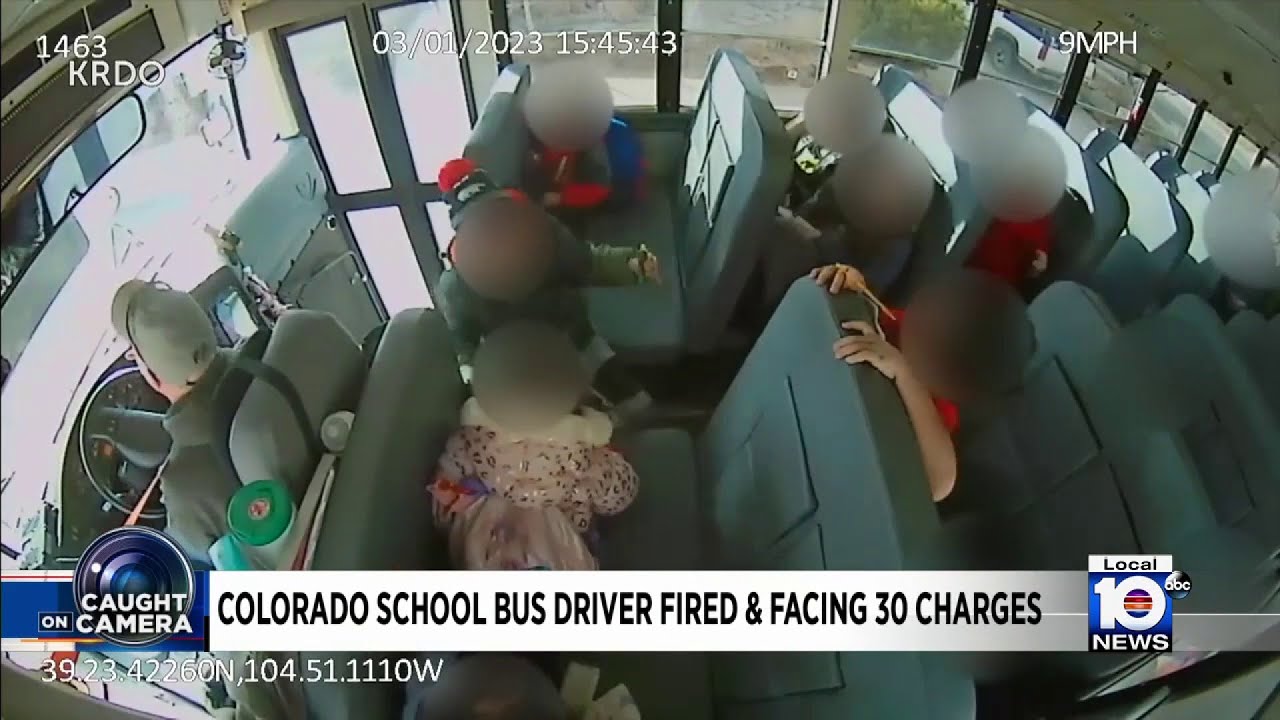 Bus driver arrested on child abuse charges