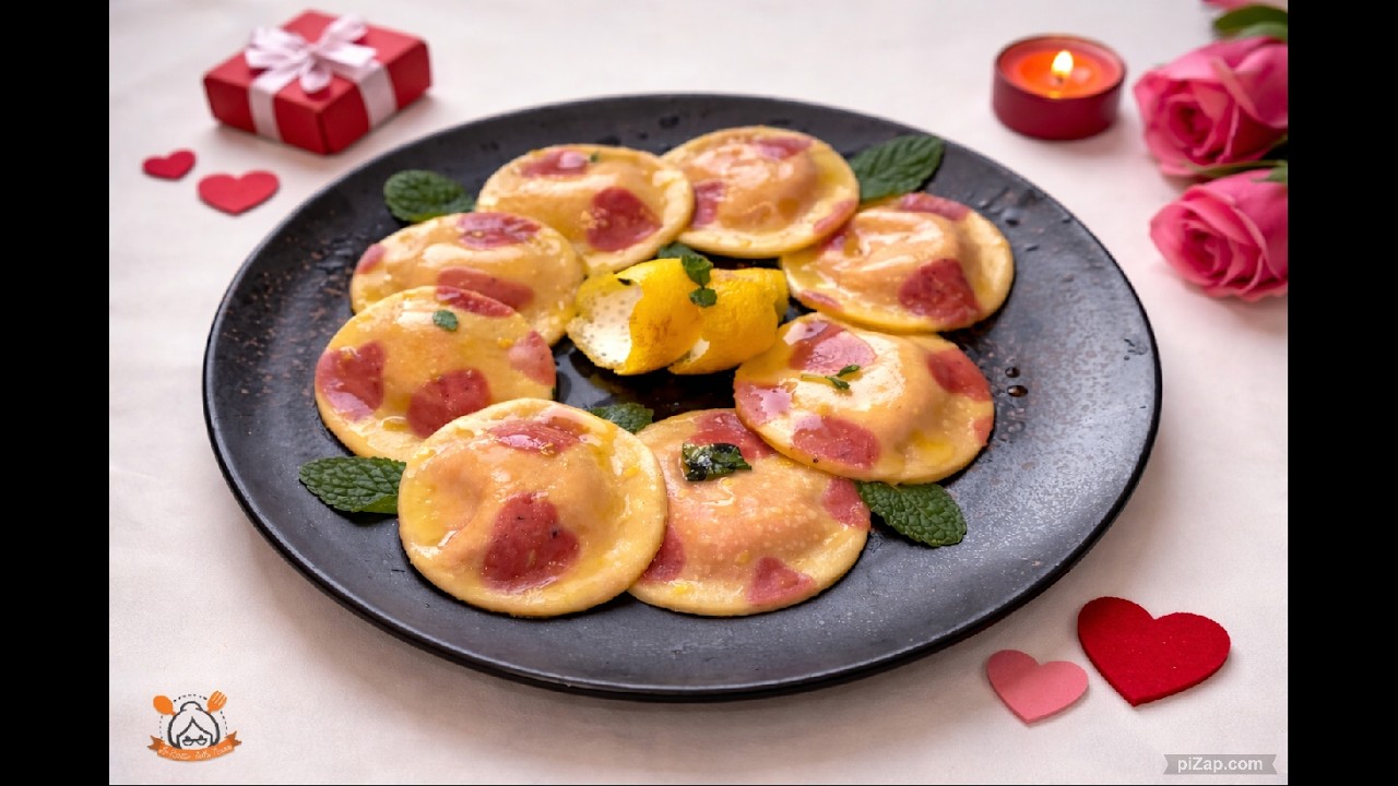 Вот как приготовить потрясающие фаршированные равиоли ко Дню святого Валентина.