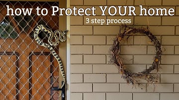 3 ways to KEEP SNAKES AWAY from your house  [professional snake catcher advice]