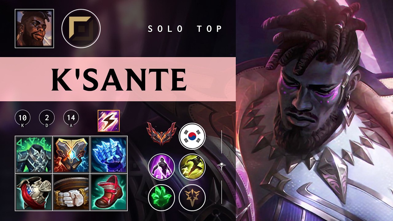 K'Sante Top vs Mordekaiser - KR Grandmaster Patch 26.04