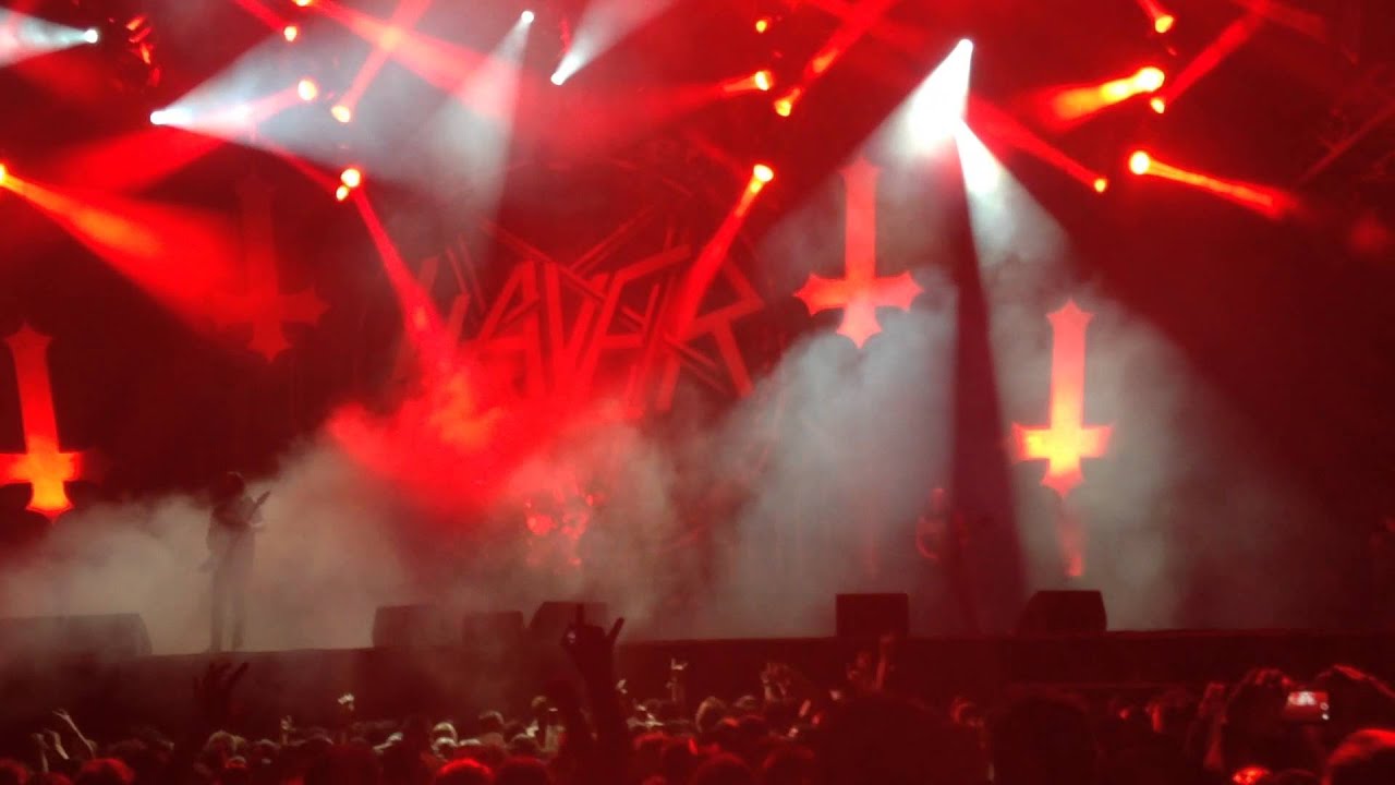 Slayer Raining Blood Live Heavy Montréal 2014 YouTube