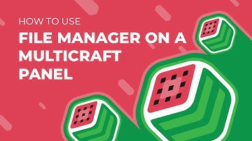 How To Use the File Manager on the Multicraft Panel!