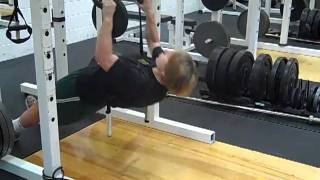 Horizontal Pull Ups on Rings