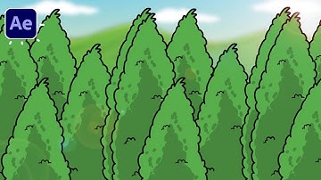 2D Cinematic Forest Animation in After Effects Tutorials