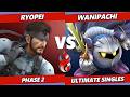 Kagaribi 15 - Ryopei (Snake) Vs. Wanipachi (Meta Knight) Smash Ultimate - SSBU