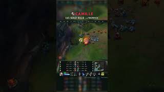 Camille LV1 SOLO KILLS Warwick | BR Grandmaster Patch 26.12 #shorts