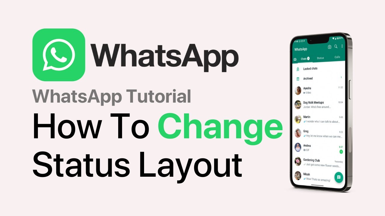 How to Change WhatsApp Status Layout (2025 Update) - YouTube