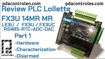 Review #PLC Lollette FX3U 14MR / LE3U / FX3U / FX3UC: Part 1 Hardware : PDAControl