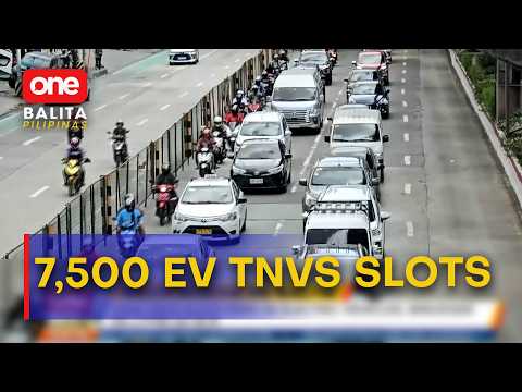 7,500 TNVS slots para sa electric at plug-in hybrid vehicles, binuksan sa Metro Manila