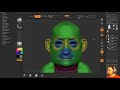 Pavwork 30 Polygroup Head ZRemesh and Cleanup