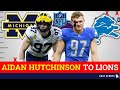 Michigan Football News: Wolverines&#39; Aidan Hutchinson Selected #2 By Detroit Lions | 2022 NFL Draft