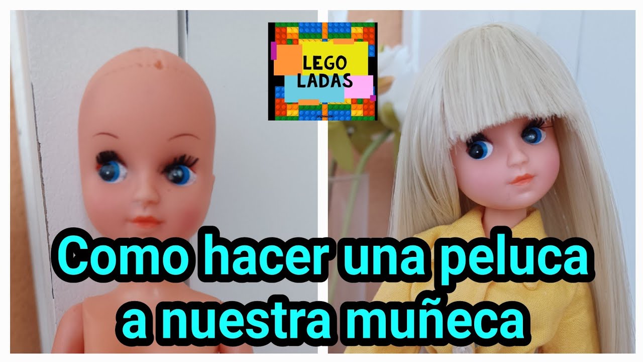 Pelucas Rectas Para Muñecas DIY - Pack De 5 Unidades, Pelo Liso De Seda Térmica, Para Personalizar Muñecas