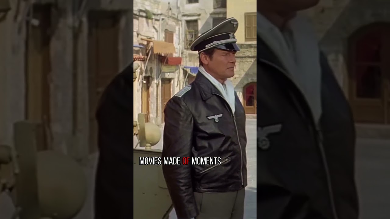 A German officer who defected to the resistance under gun control.