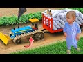 diy mini tractor trolley loading new technology | science project @MiniCreativeTop Top Mini Gear