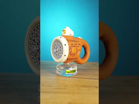 Автоматичний пістолет з мильними бульбашками для дітей 33 отвори підсвічування музика акумулятор USB 180мл розваги, видео 1