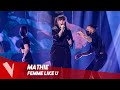 K.Maro - 'Femme Like U' ● Mathie | Lives | The Voice Belgique Saison 9