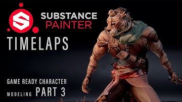 Khajiit game ready 3D character - Part 3: Texturing (Substance Painter - FiberShop)