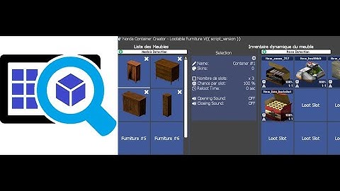 Gmod Loot Furnitures / Containers inventory System for  Garry