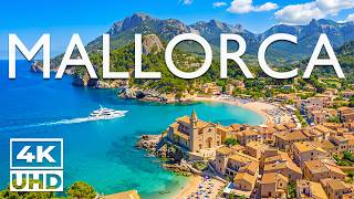 FLYING OVER MALLORCA, SPAIN (4K UHD) – Soothing Music Along With Beautiful Nature Video