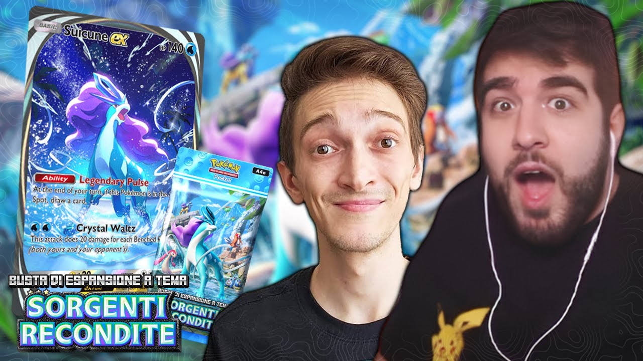 APRO 100+ BUSTINE di SUICUNE su POKEMON POCKET con @Dreadd - YouTube