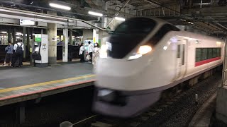 【ひたち】E657系 特急 ひたち@日暮里駅（通過）