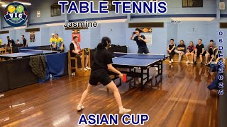 Jiaming Jasmine Chao 1919 Vs Eric Luk 1573 Highlights 2025 Table Tennis - Asian Cup