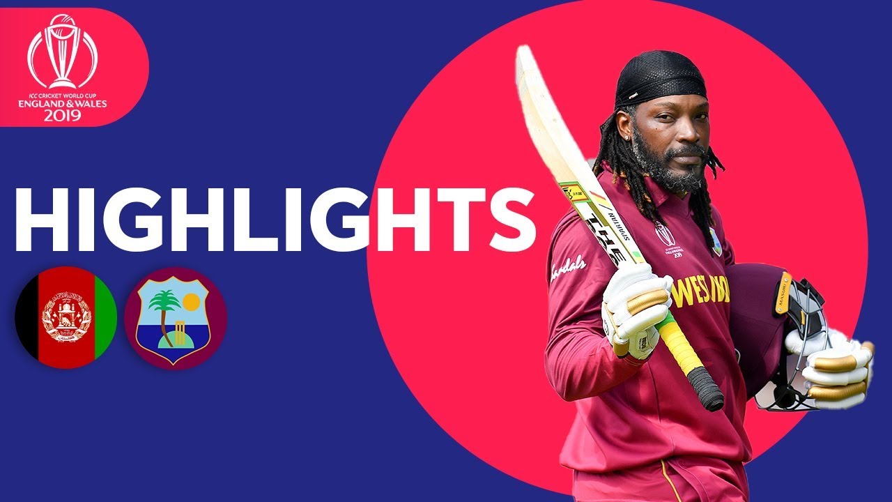 Afghanistan v West Indies - Match Highlights | ICC Cricket World Cup 2019