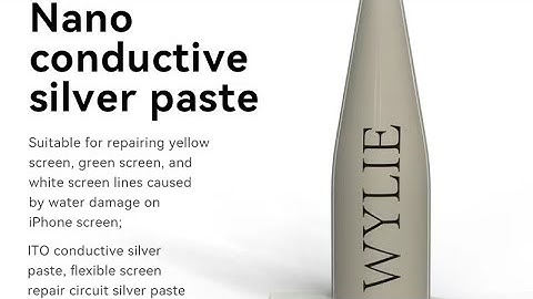 WYLIE nano conductive silver paste repairs iPhone screen flexible screen repair circuit silver paste