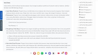 Aplikasi Restoran Menggunakan Bahasa Pemrograman Java | Tugas  1 Pemrograman Berbasis Desktop