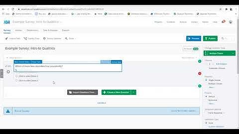 Software Workshop: Introduction to Qualtrics Video 1