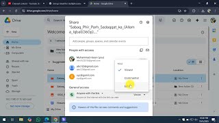 How To Change Google Drive Access Permissions