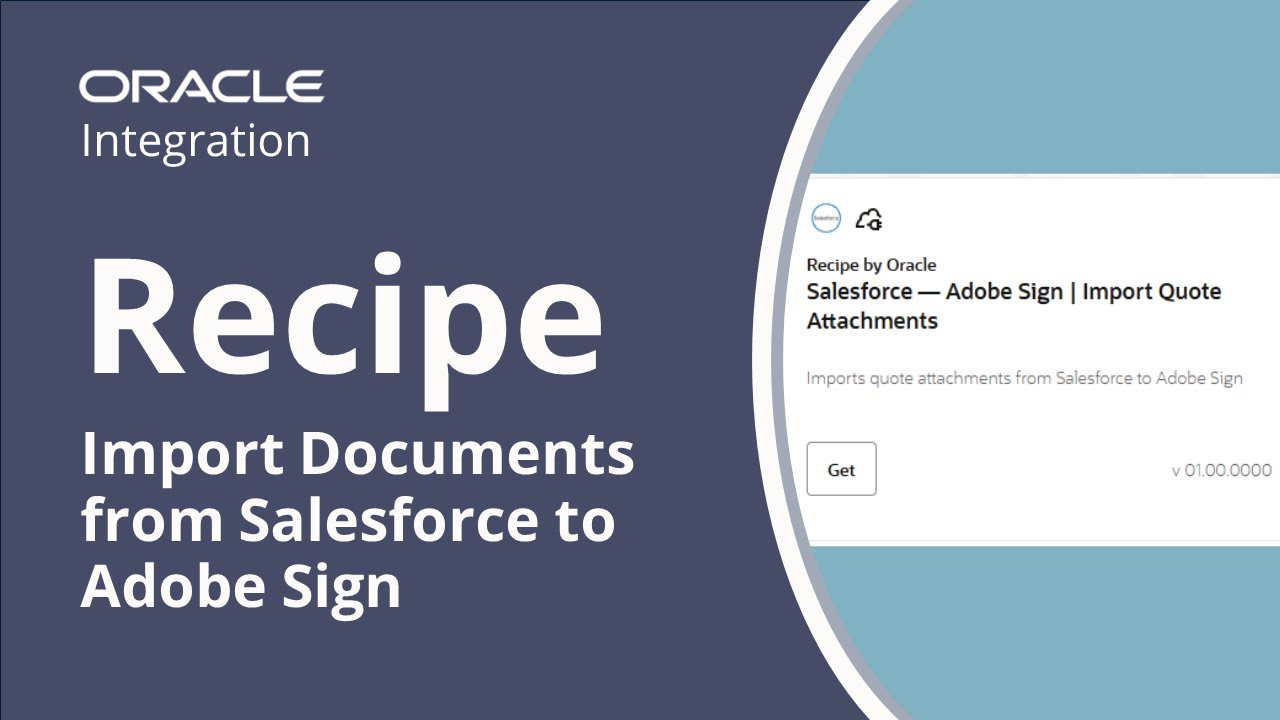 Import Documents from Salesforce to Adobe Sign - YouTube