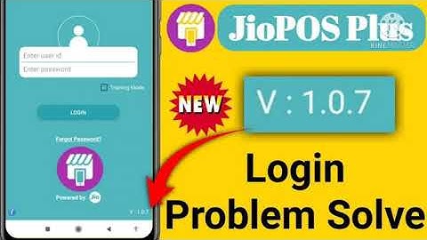 Jio Pos Plus Ner version update 1.0.7 Kese Upload Karen ||