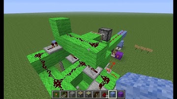 Minecraft Tutorial: Vertical Non-Sticky Quintuple Piston Extender