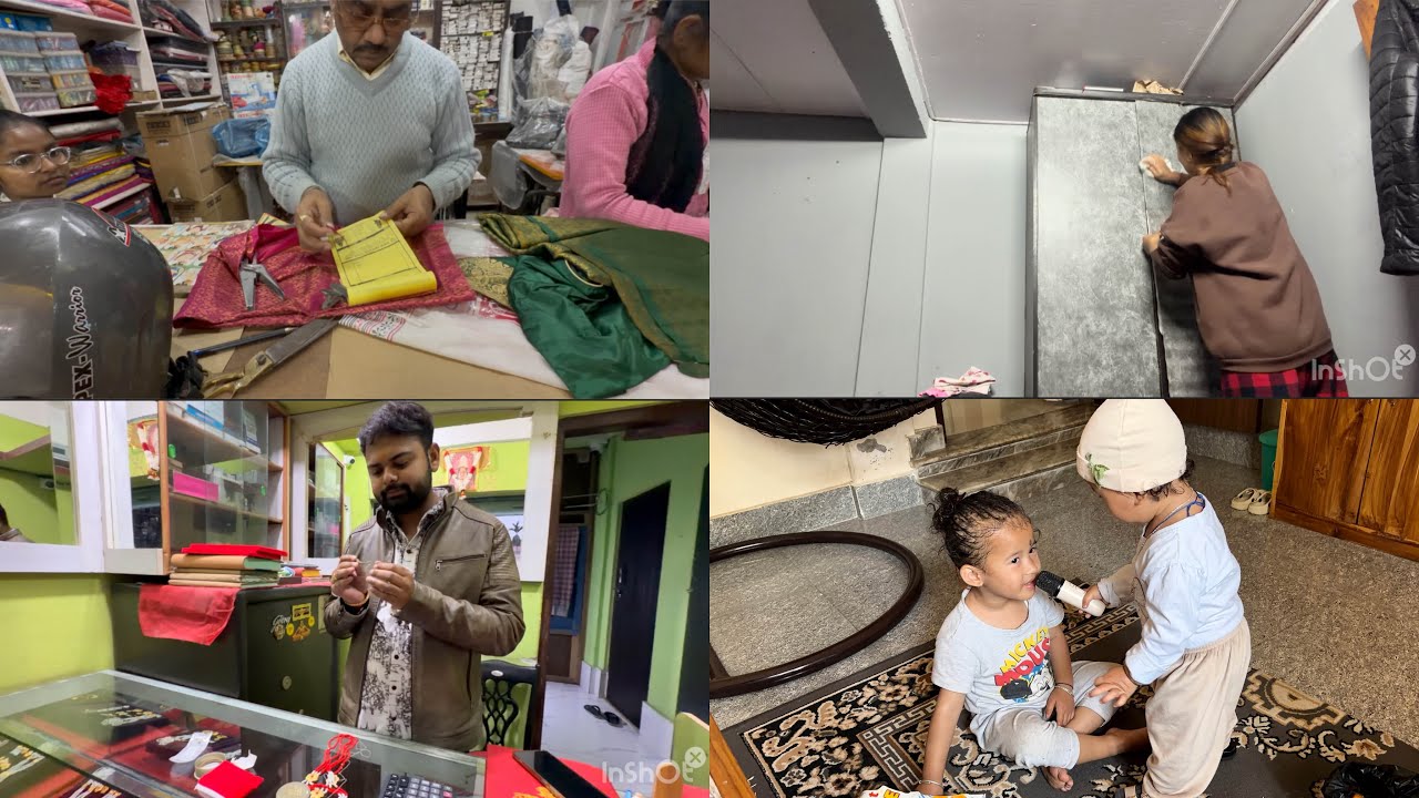 Gold banawnu sakdaina raicha 😥// Didi boini vat huda kosto happy 😊 