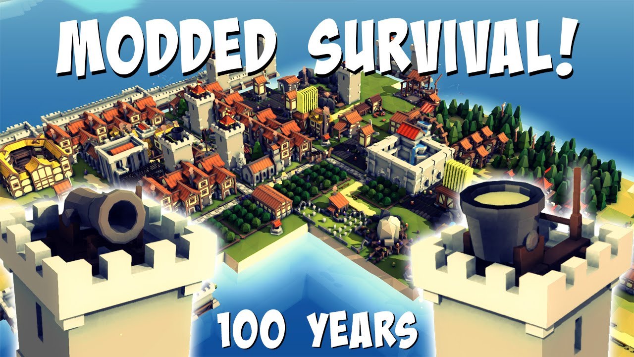 Can I Survive 100 Years in Modded Survival? Kingdoms and Castles