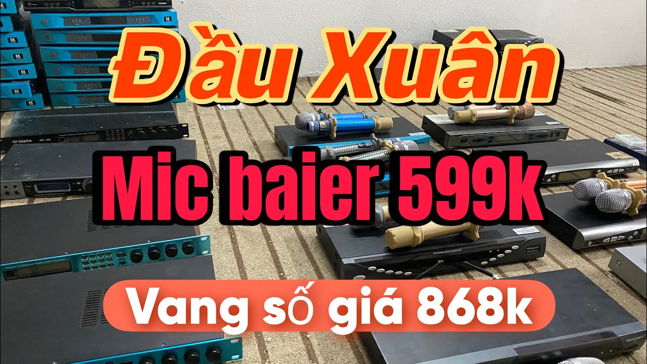Đầu Xuân Lộc Mic baier 599k vang số 868k Zl 0967904435